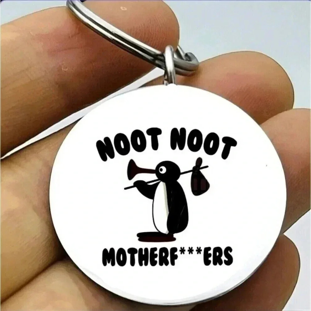 Pingu Penguin Hot Funny Joke Noot Noot Cute Funny Hot Keychain